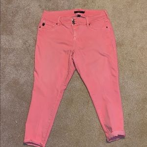 Torrid Jegging in Coral Sz 2